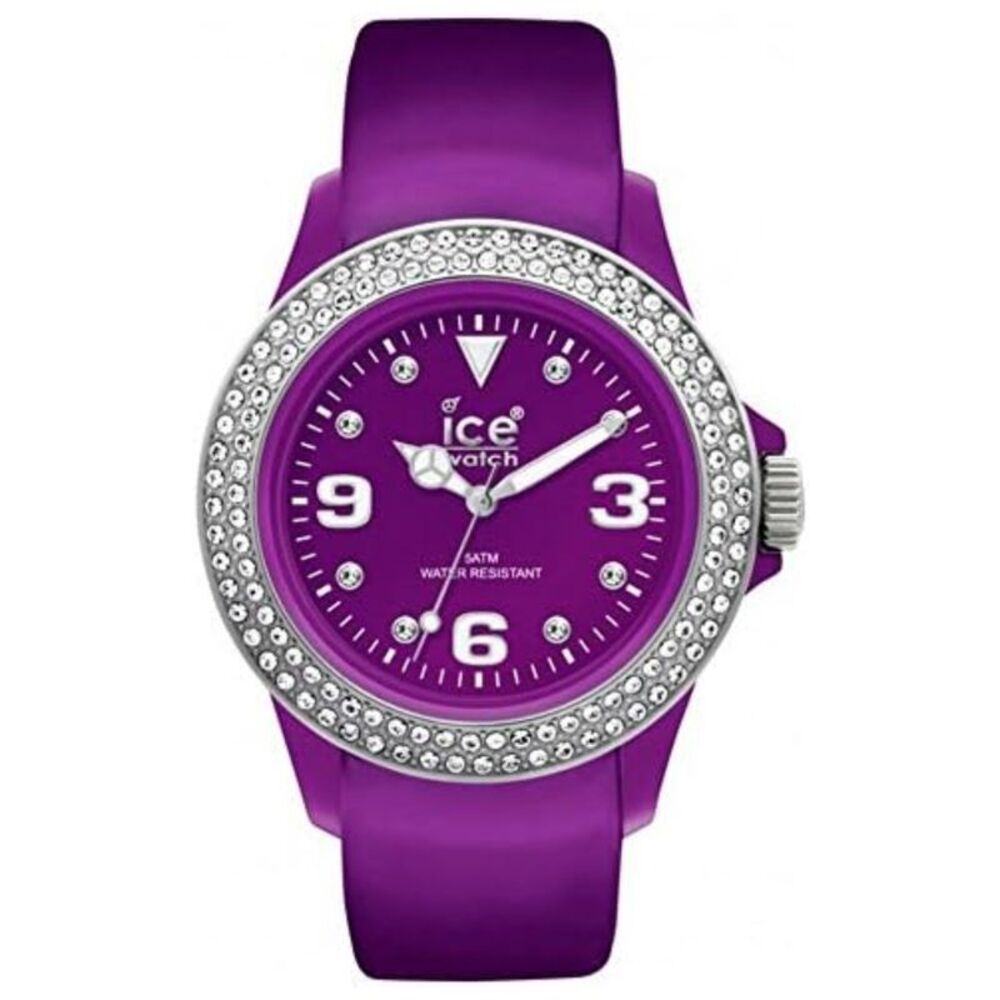 Ice watch Women's Stone tycoon Purple Dial Watch - ST.PS.U.L.10